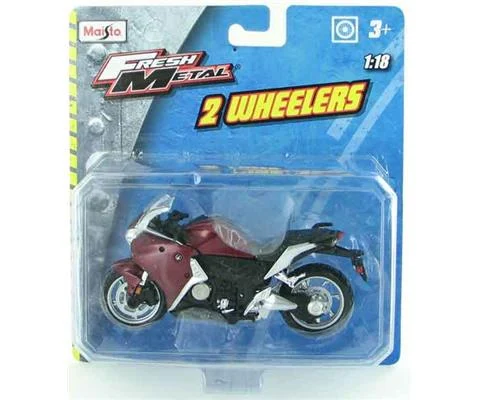 Honda Motorcycle in Maroon - Fresh Metal 2 Wheelers series
