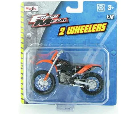 KTM 450 EXC Motorcycle in Orange and Black - Fresh Metal 2 Wheelers series