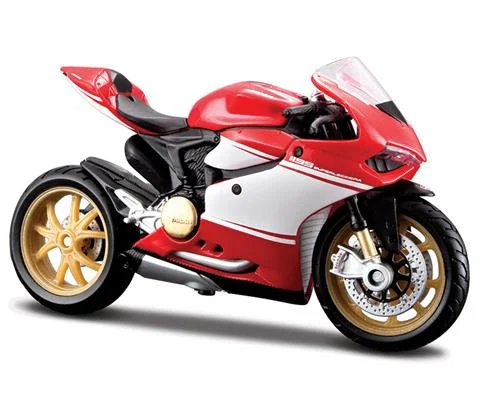 Ducati 1199 Superleggera Motorcycle in Neon Orange and White - Fresh Metal 2 wheelers series