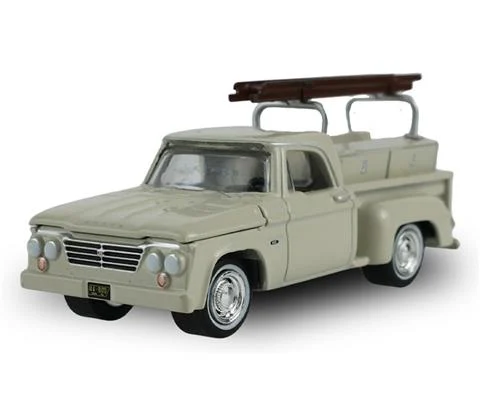 1963 Dodge D-100 with Ladder Rack in Sand Dune White