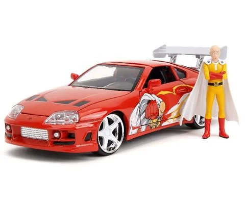 1995 Toyota Supra with Saitama Figure - JADA TOYS
