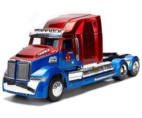 Western Star Peterbilt 379 in Spider-man Deco - Cab Only