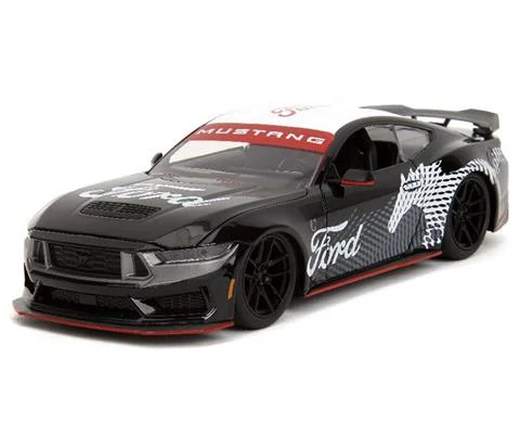 2024 Ford Mustang Dark Horse in Glossy Black - JADA TOYS