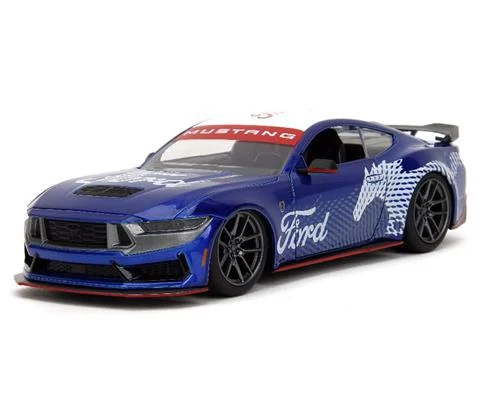 2024 Ford Mustang Dark Horse in Candy Blue - JADA TOYS