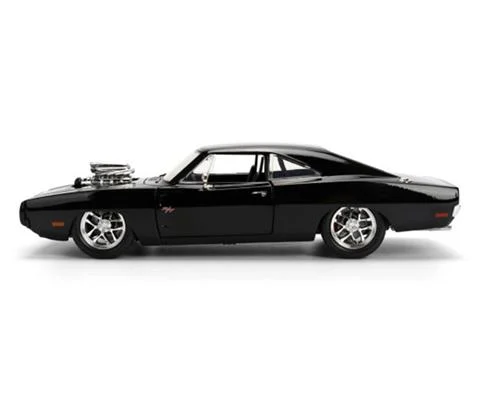 Doms 1970 Dodge Charger in Glossy Black - FF7
