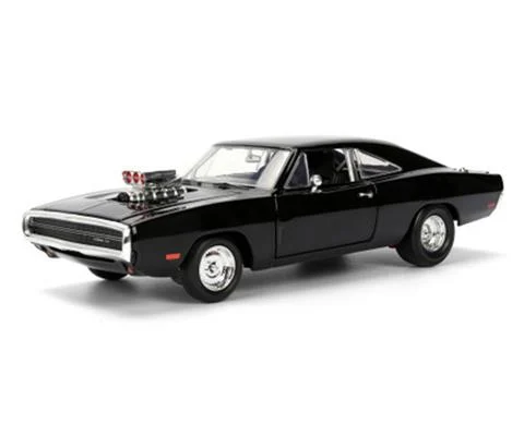 Doms 1970 Dodge Charger R/T in Glossy Black - FF9