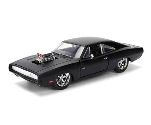 Doms 1970 Dodge Charger in Glossy Black - FF4