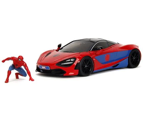 McLaren 720S with Spider-Man Figure