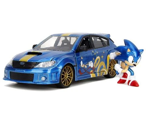 2012 Subaru Impreza WRX with Sonic Figure - JADA TOYS