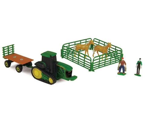 John Deere Tractor with Trailer Farm Playset - ERTL