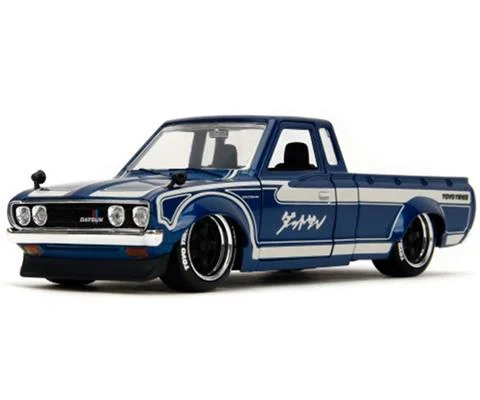 1972 Datson 620 Pickup in Gloss Blue - JADA TOYS