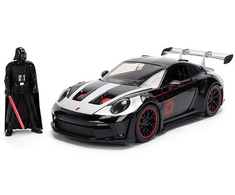 Porsche 911 GT3 RS 992 with Darth Vader Figure - JADA TOYS