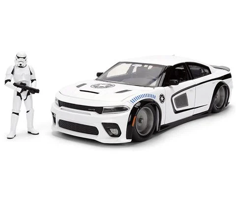 2021 Dodge Charger SRT Hellcat with Storm Trooper Figure - JADA TOYS