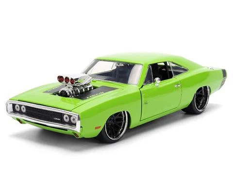 1970 Dodge Charger R/T in Lime Green - JADA TOYS