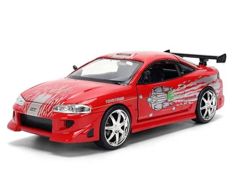 Brians Mitsubishi Eclipse with Doms Mazda RX-7 Graphics - Fast and Furious