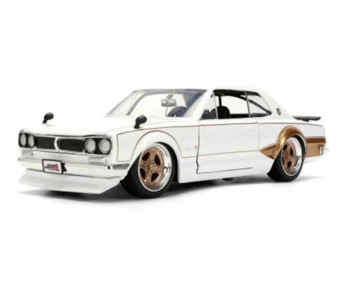 1971 Nissan Skyline 2000 GT-R in White with Gold Accents