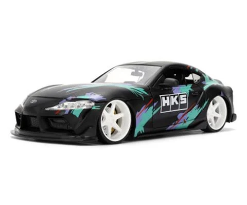 HKS - 2020 Toyota GR Supra in Black with Turquoise and Purple Deco