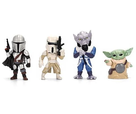 Star The Mandalorian and Grogu Figure Set - METALFIGS