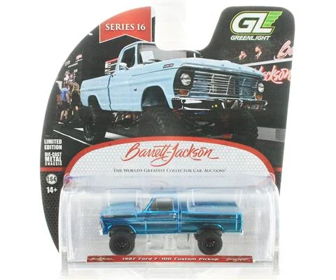 1967 Ford F-100 Custom Pickup Truck Palm Beach 2024 in Blue Chrome