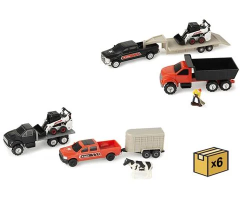 Bobcat Skid Steer Playset 12-Piece CASE