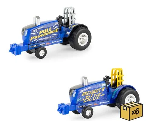 New Holland Puller Tractor Assortment Wave 5 - 12 Pieces in a Non-Returnable Factory-Sealed Case