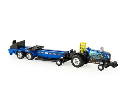 New Holland Midnight Blue Puller Tractor with Sled - ERTL