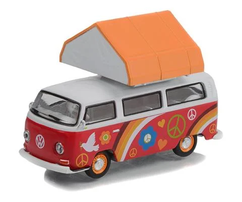 Peace and Love - 1968 Volkswagen Type 2 with Campotel Cartop Sleeper Tent