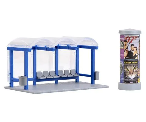 Bus Stop Plastic Model Kit - KIBRI