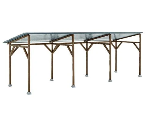 Wooden Carport Plastic Model Kit - KIBRI