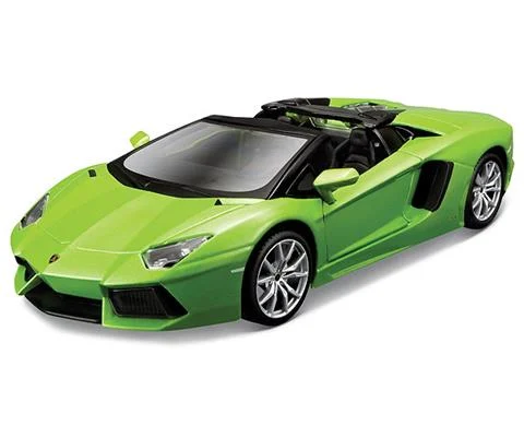 Lamborghini Aventador LP - 700 Roadster in Metallic Green - Assembly Line Diecast Metal Model Kit