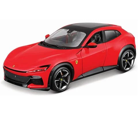 Ferrari Purosangue in Red - Assembly Line Diecast Metal Model Kit