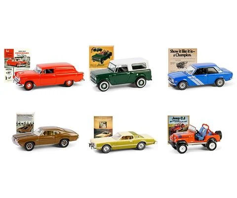 Vintage Ad Cars Series 11 - 6 Pieces in a Non-Returnable Factory-Sealed Case