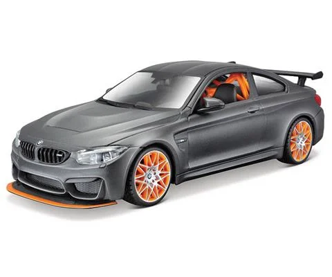 BMW M4 GTS in Metallic Gray - Assembly Line Diecast Metal Model Kit