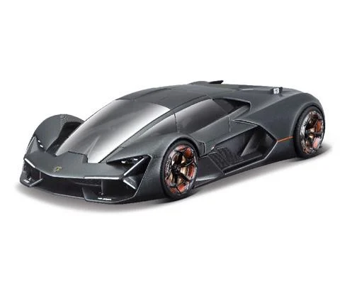 Lamborghini Terzo Millenio in Metallic Grey - Assembly Line Diecast Metal Model Kit