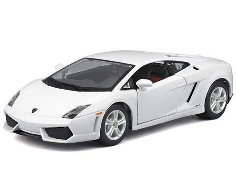 Lamborghini Gallardo LP560-4 in White - Assembly Line Diecast Metal Model Kit