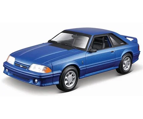 1993 Ford Mustang SVT Cobra in Metallic Blue - Assembly Line Diecast Metal Model Kit