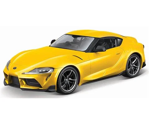 2022 Toyota Supra GR in Metallic Yellow - Assembly Line Diecast Metal Model Kit