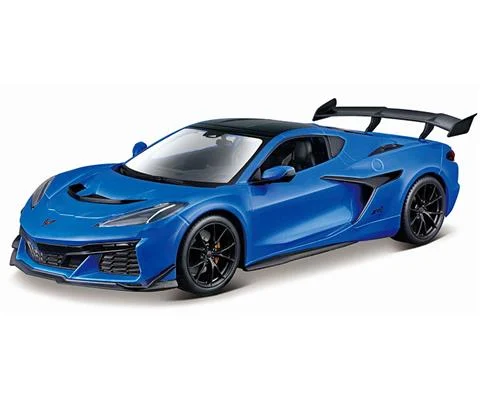 2025 Corvette ZR1 in Blue - Assembly Line Diecast Metal Model Kit