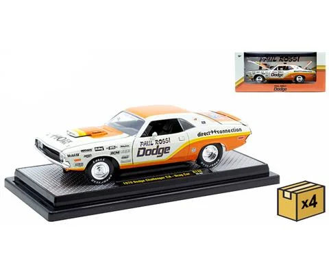 Paul Rossi - 1970 Dodge Challenger T/A Drag Car in a Non-Returnable 4-Piece CASE