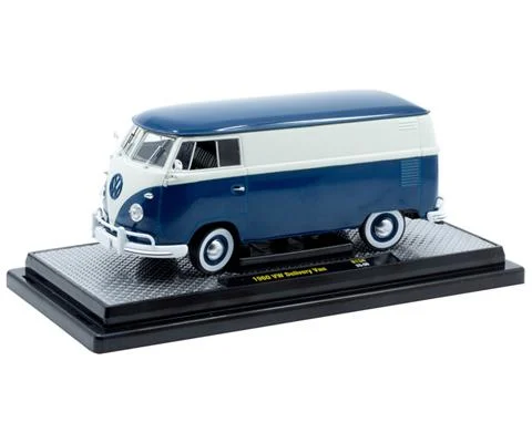 1960 Volkswagen Delivery Van in a Clean Two-Tone white and Deep Blue