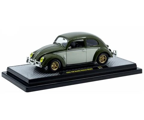 1952 Volkswagen Beetle Deluxe Model in Two-Tone Green and Cream