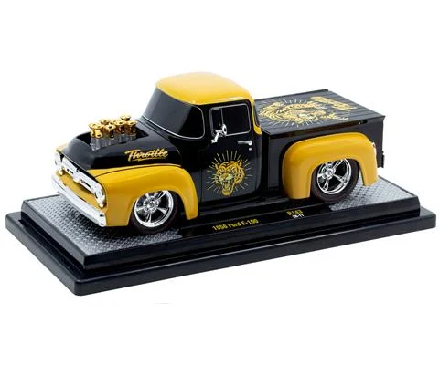Tiger Throttle - 1956 Ford F-100 Pickup Truck in Black and Orange
