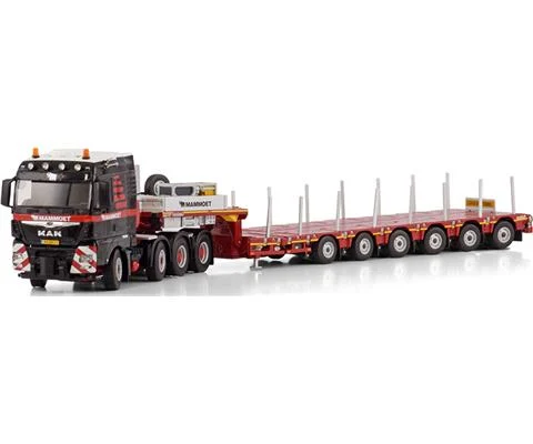 Mammoet - MAN TGX XLX 8x4 with MANOOVR 6 Axle Trailer