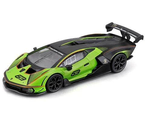 Lamborghini Essenza SCV12 Race Car in Green and Black - BBURAGO