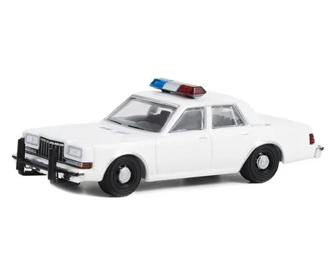 Police - 1980-89 Dodge Diplomat with Light Bar and Push Bar in White