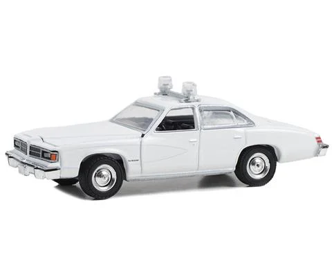 Police - 1977-76 Pontiac LeMans Enforcer with Light Bar and Push Bar in White