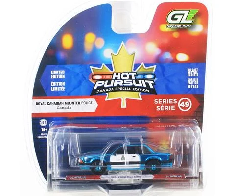 Royal Canadian Mounted Police RCMP - 1991 Ford Mustang in Blue Chrome