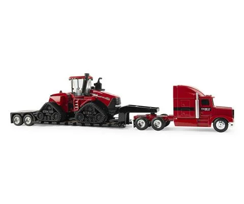 Case IH AFS Connect Steiger 620 Quadtrac Tractor with Semi and Lowboy Trailer - ERTL