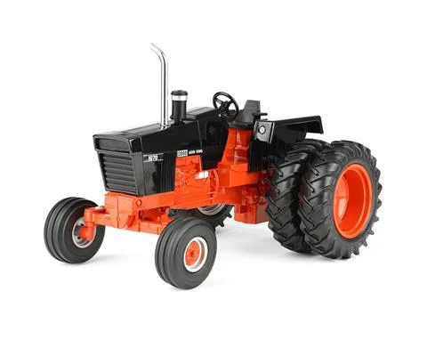 Case 1070 Agri King Tractor in Gloss Black and Orange - ERTL
