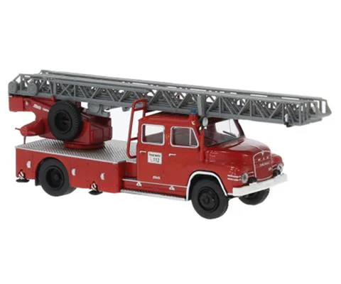 Fire Service - 1967 MAN 520H DLK 30 Ladder Truck in Red and White